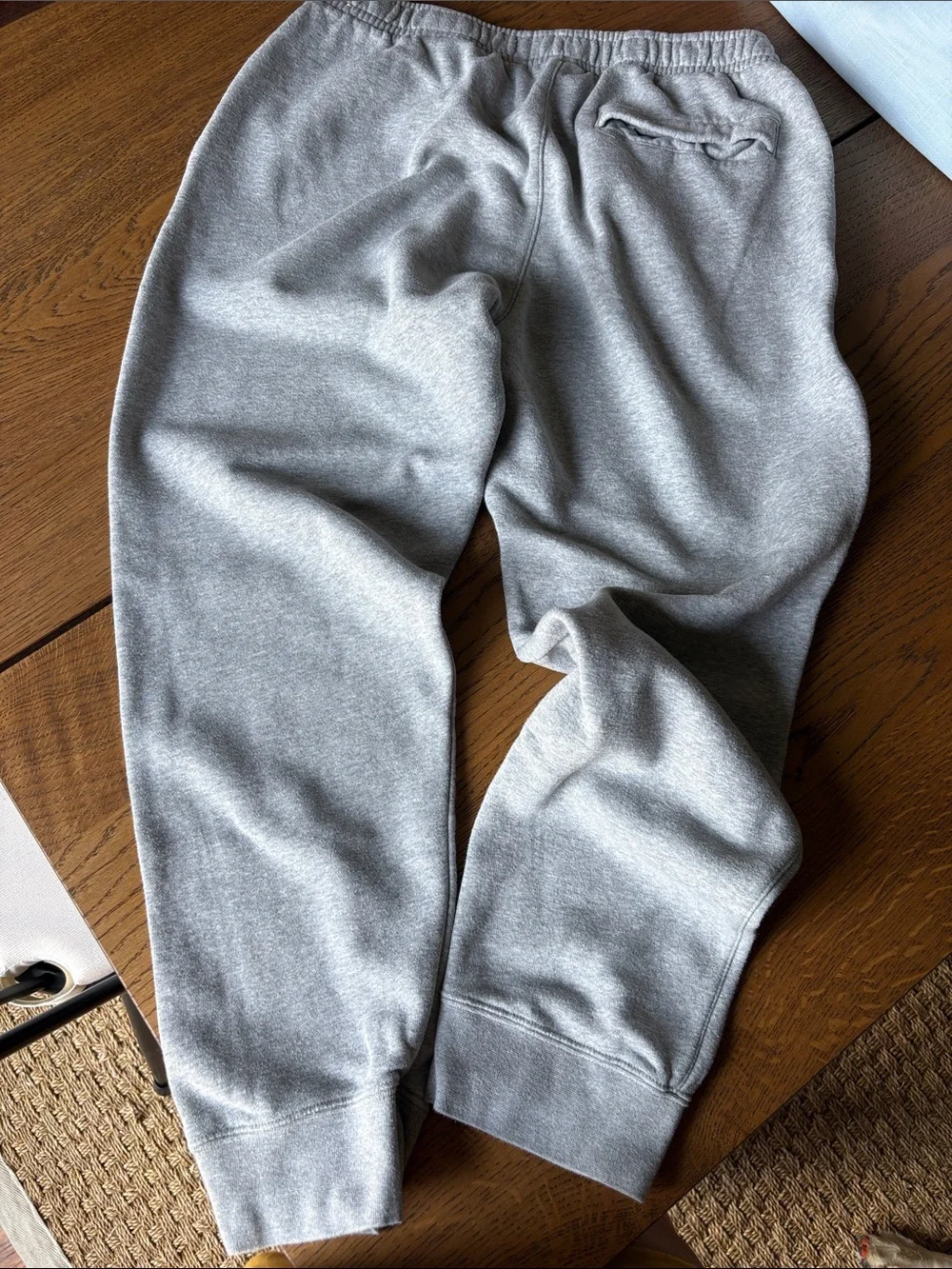 Nike Kids Light Gray Fleece Joggers